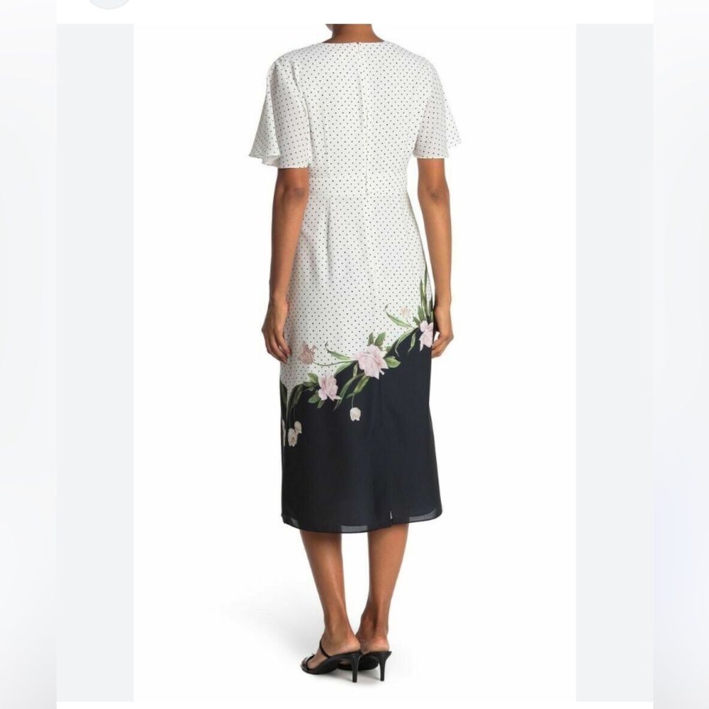 Ted Baker Floral Midi Dress New with tag UK size 3 US size 8 - Picture 2 of 10